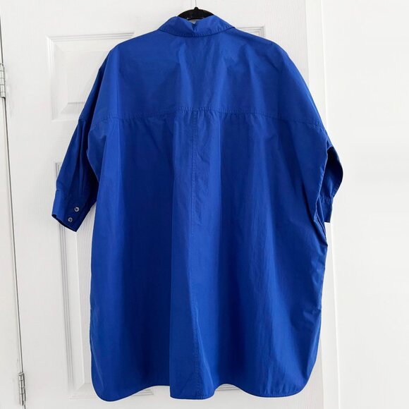 CO Collections Oversize Tunic in Cobalt Blue, size Small - Picture 3 of 8